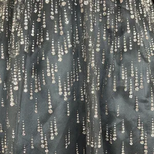 Hailey Logan‎ by Adrianna Papell Size 1/2 Mini Dress Gray Sparkle Strapless Prom thumbnail 4