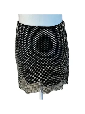 Revolve X Steve Madden Charlize Rhinestone Mini Skirt, s thumbnail 4