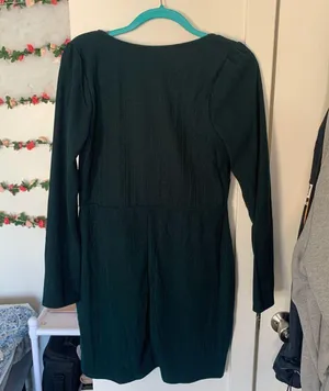 Francesca's Hunter Green Dress thumbnail 2