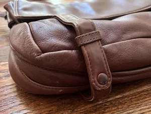 Vintage Brio! Brown Cross Body Satchel Shoulder Bag thumbnail 3