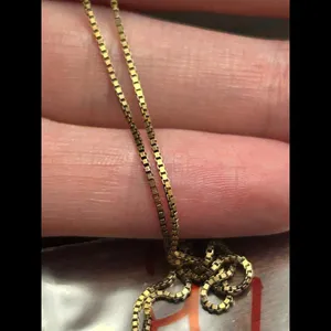 18 inch h16 4.16g cross pendant necklace 925 sterling silver gold tone thumbnail 8