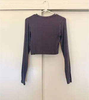lululemon hold tight cropped long sleeve thumbnail 4