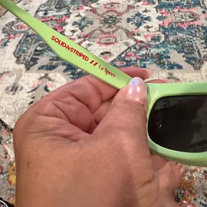 SOLID & STRIPED Wategos Le Specs Lime Sunglasses thumbnail 5