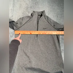 Nike dri-fit Quarter-Zip Pullover medium gray thumbnail 7
