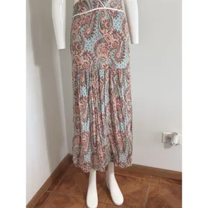 Blue B Collection Women’s Maxi Dress Paisley Boho Strappy V-Neck Beach Resort S thumbnail 4