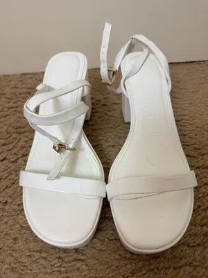 Express Ankle Strap Block Heel Sandals Size 8 thumbnail 4
