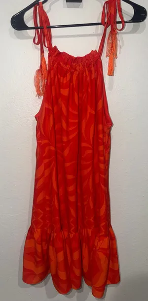 Taylor dress Orange thumbnail 1