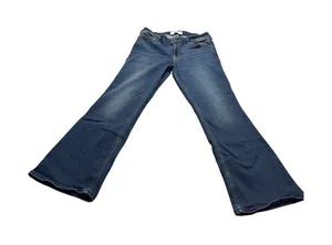 Hollister Mid-Rise Bootcut Jeans W32 Regular Blue Denim 14R 355D3408 thumbnail 1