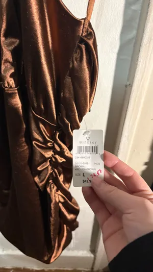 Windsor brown dress L  thumbnail 2