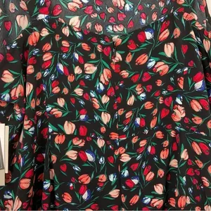 BP. Easy Tank Black Tulip Floral Mini Sleeveless Dress Size XL‎ thumbnail 5