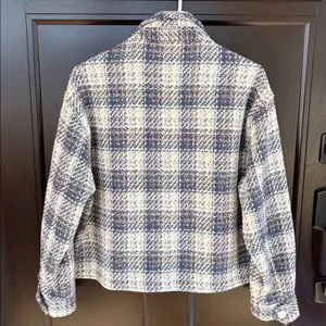 NWT Blank NYC Once In A Lifetime Cropped Tweed Shacket Size XS Retail $128.00 thumbnail 12