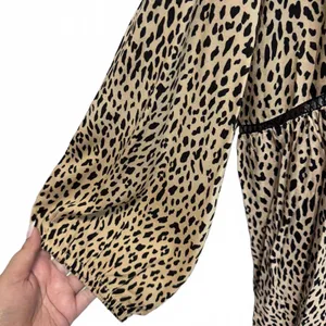Avenue Leopard Stance High Low Tunic Blouse Plus Size 30/32 thumbnail 4