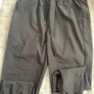 Women's Black Scrub Pants Size M thumbnail 2