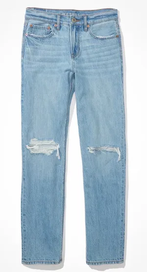 AE American Eagle Eagle outfitters 90s Straight Jean Comfort Stretch Waistband 4 thumbnail 1