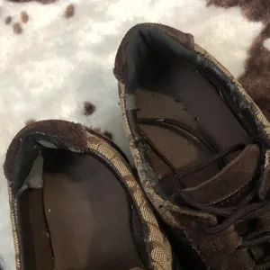 Vintage Y2K Coach Remonna Brown Signature Logo Sneakers Trainers Lace Up Suede 7200086/K14 thumbnail 6