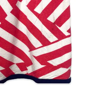Soma Pink White Striped V-Neck Pajama Shirt Medium thumbnail 3