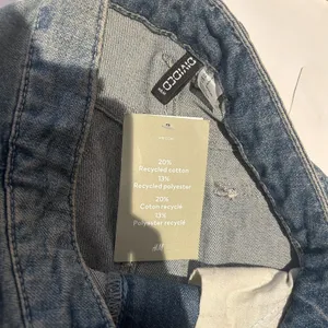 New H&M Divided Wide Leg High Cargo Jeans‎ Women's 2 US 34 EU Blue Denim Pants thumbnail 4
