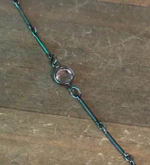 Silver Tone Rhinestone Y Necklace thumbnail 6