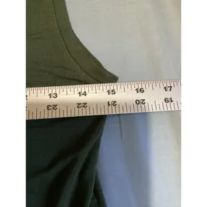 Daily Ritual Women Olive Green V-Neck Sleeveless Midi Dress XS B07C23QYZF thumbnail 6