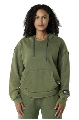 ALPHALETE Women’s Terry Oversized Hoodie- Green Aventurine, Size Medium thumbnail 1