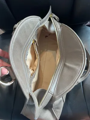 Le’ Bulga & Co. Leather Boho Bag Brown thumbnail 7