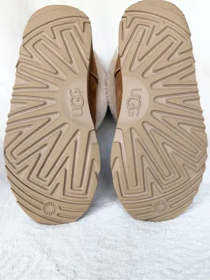 UGG Women’s Fluff Mini Quilted Boots Chestnut Size 5 FITS KIDS USA SIZE 3 thumbnail 11