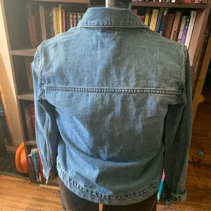 Roxy distressed S medium wash normcore jean jacket thumbnail 2