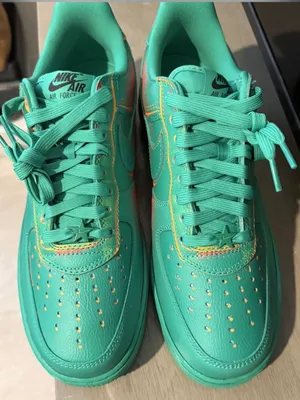 Size 9.5 - Nike Air Force 1 '07 Low Stadium Green Crimson thumbnail 3