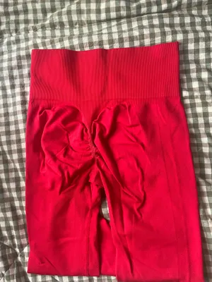 & Other Stories Red leggings thumbnail 3