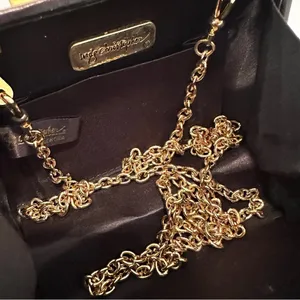 Inge Christopher Vintage Elegant‎ Rhinestone Clutch Chain Strap Women's Purple thumbnail 5