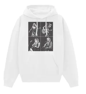 Taylor Swift The Eras Tour Collage White Hoodie thumbnail 1