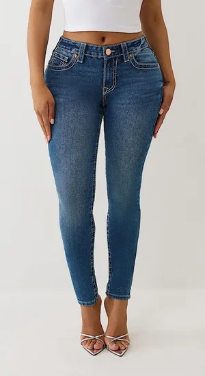 True Religion Curvy Skinny Big T Jennie Jeans Size 27 thumbnail 1