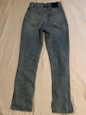 Abercrombie & Fitch A&F Wide Leg Flare Jeans thumbnail 5