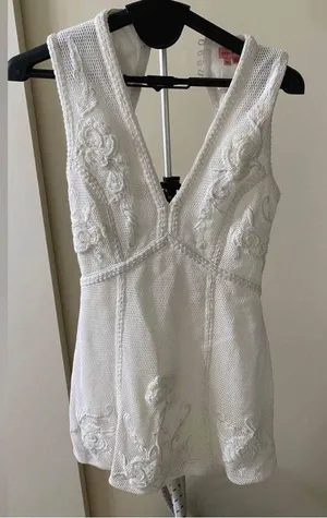 Anthropologie White  Dress thumbnail 1