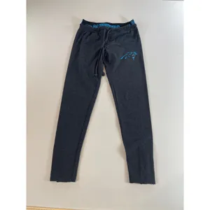 NFL Team Apparel Panthers Gray Activewear Leggings Womens Size S thumbnail 2