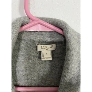 J Crew Sweater Blazer Cotton Gray Size S thumbnail 6