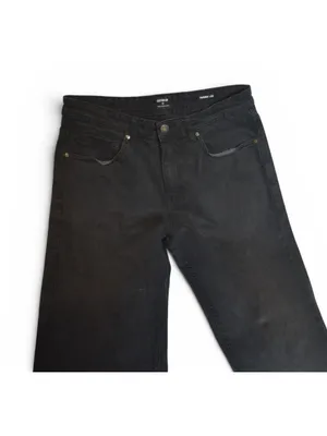 Cotton On Men's Black Tapered Leg Jeans Size 30 Stretch Denim Casual Pants thumbnail 3