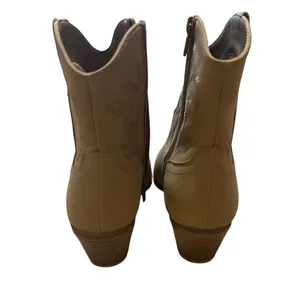 Bunulu Women’s Cowgirl Boots Tan Western Bootie Size 8 M Addie thumbnail 4
