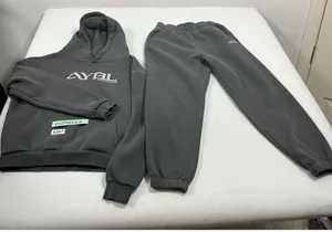 Adult AYBL Sweatpants & Hoodie Set Small Gray thumbnail 1