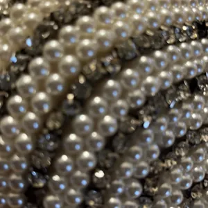 Custom beaded bikini top. Small. Exquisite. thumbnail 2