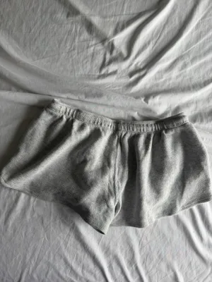 light grey brandy waffle knit shorts thumbnail 2