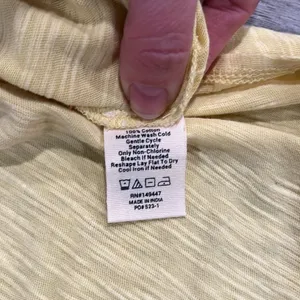 The Normal Brand Vintage Slub Tee Dress midi yellow - 100% cotton - XS/S thumbnail 15