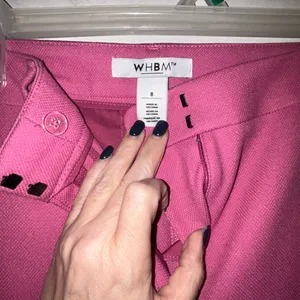 White House Black Market Vibrant Pink Straight Leg Pants size 8 thumbnail 3