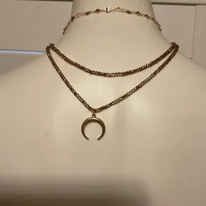 Pomina Three tier Necklace Gold thumbnail 5