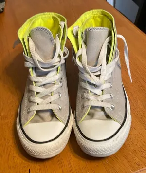 Converse all star high tops great condition high tops double tongue thumbnail 1