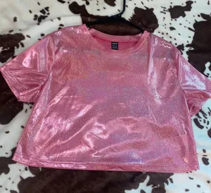 Cropped Glitter Top thumbnail 2