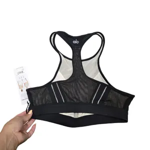 Alo Half Moon Sport Bra in Black Size:‎ M thumbnail 5