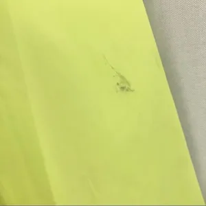 Columbia Bright Neon Yellow Green Packable‎ Lightweight Rain Jacket M thumbnail 6