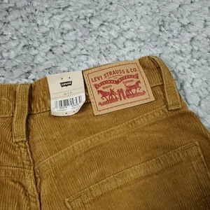 Levi's 94 Baggy Corduroy Brown Straight Leg Loose Pants Y2K 90s Size 26 x 31 thumbnail 4