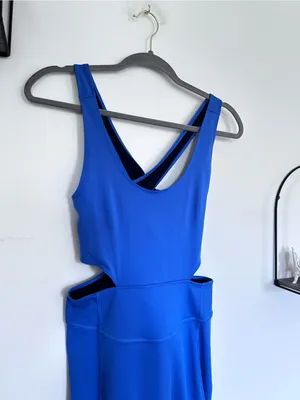 Free People Movement Back It Up Cut Out One Piece Athletic Jumpsuit Size Medium thumbnail 3
